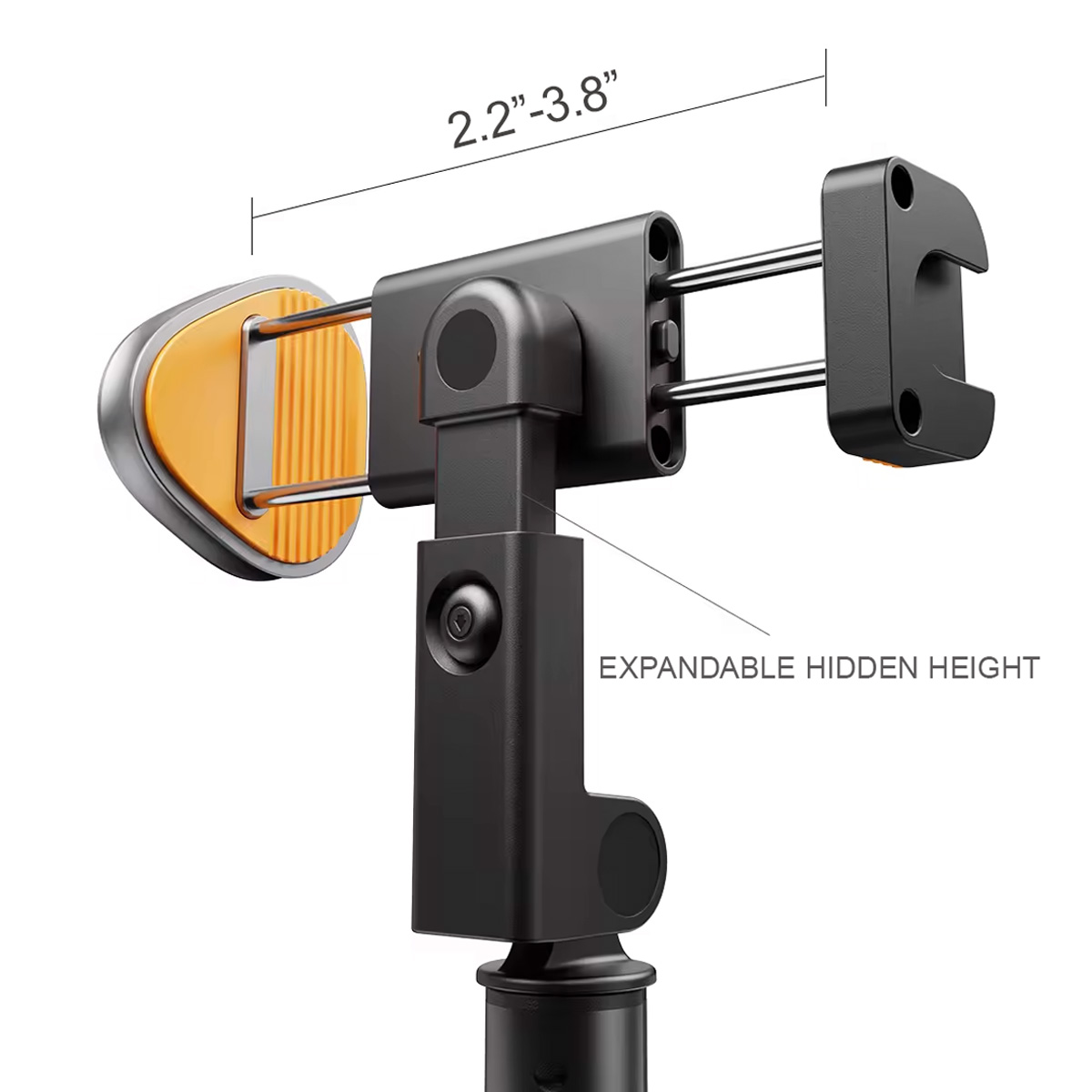 Selfie Stick Phone Tripod with Remote Control 3 in 1 Tripod Stand with Rotating Phone Holder for Phone and Android - Perfect for Video Recording & Travel - GBD Stand